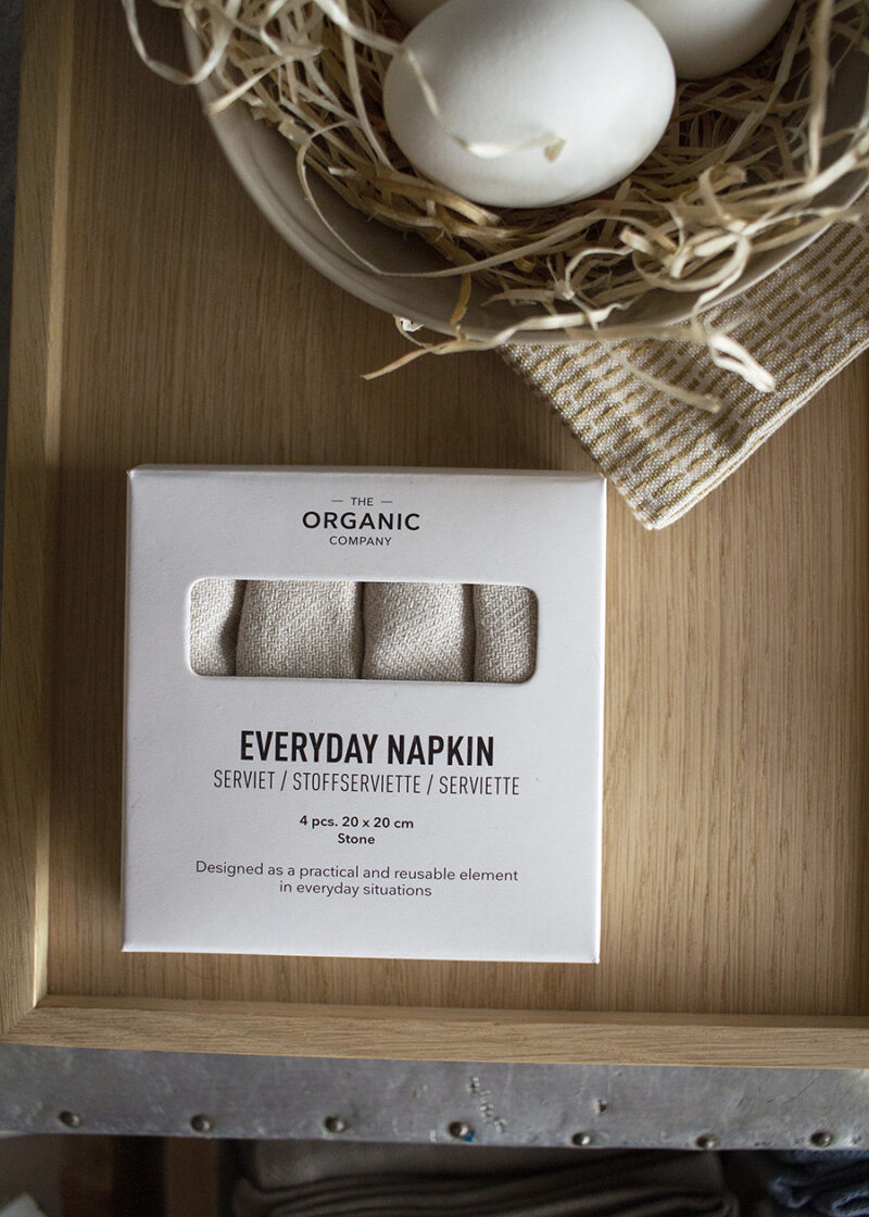 Everyday Napkin Stone 4 pk - The Organic Company